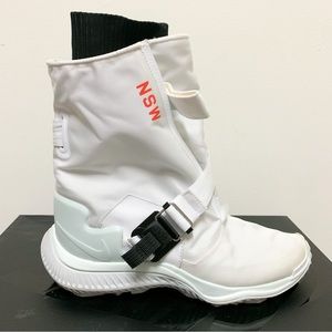 Nike Lab NSW Gaitor Sneaker Boots in White/ size US 5.5
